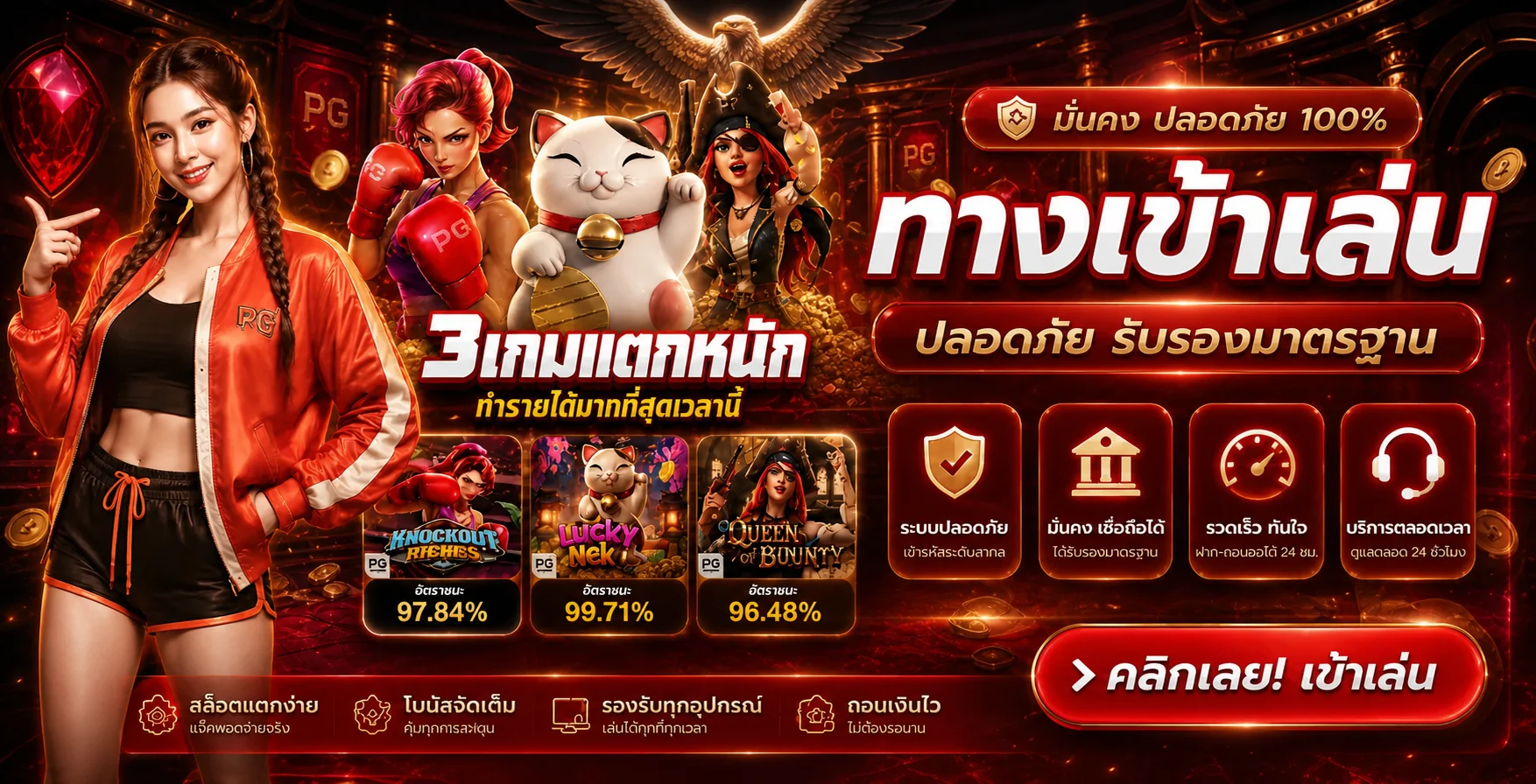 ทางเข้าเล่นเกม PG และบริการสมาชิก หวยอินทรีย์